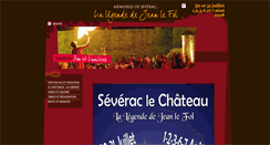 Desktop Screenshot of memoiresdeseverac.fr