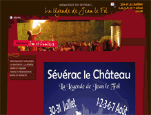 Tablet Screenshot of memoiresdeseverac.fr